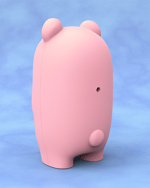 Nendoroid More Face Parts Case for Nendoroid Figures Pink Bear-2896