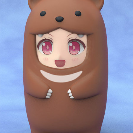 Nendoroid More Face Parts Case for Nendoroid Figures Brown Bear-0