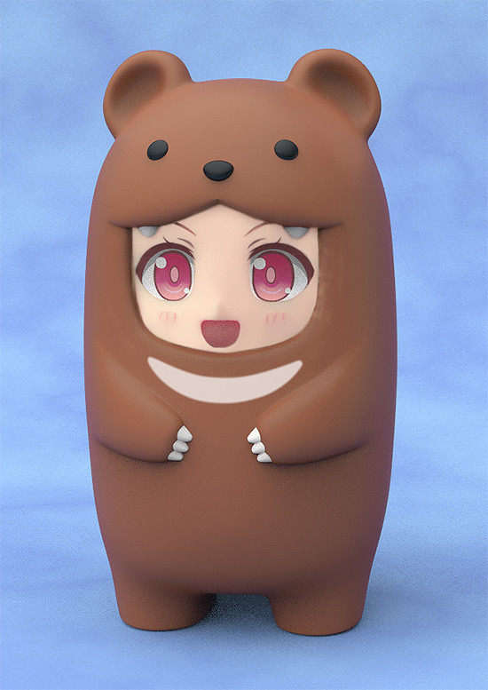 Nendoroid More Face Parts Case for Nendoroid Figures Brown Bear-0