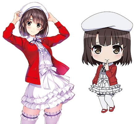 Limited Edition Saekano: How to Raise a Boring Girlfriend Memorial Book w/Nendoroid Megumi Kato Heroine Outfit Ver. -0