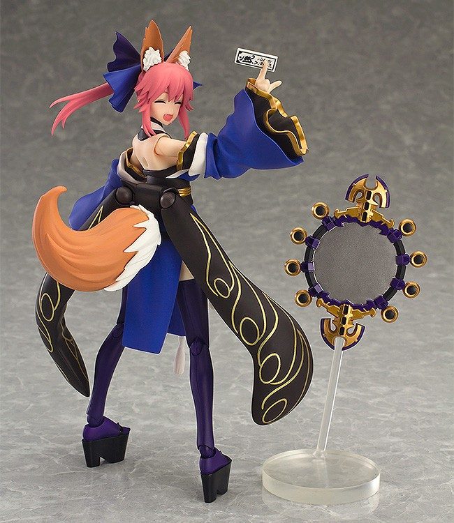 Max Factory Fate/Extra: Caster Figma Action Figure – Import, Articolata, Con Tre Volti E Accessori