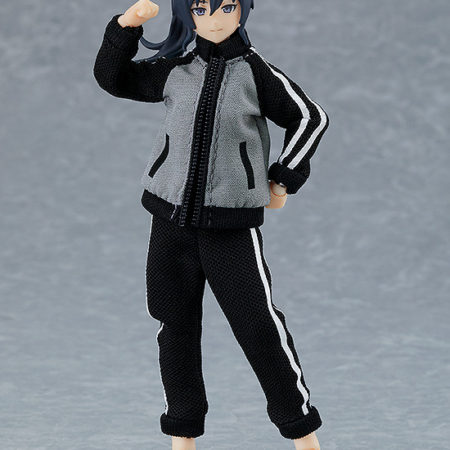 figma Female Body (Makoto) with Tracksuit + Tracksuit Skirt Outfit