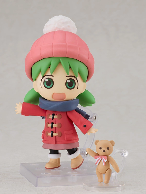 From the internationally renowned manga "YOTSUBA&!" comes a Nendoroid of the energetic and free-spirited Yotsuba Koiwai wearing her winter clothes!