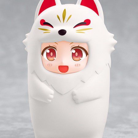 Nendoroid More Kigurumi Face Parts Case White Kitsune