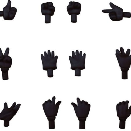 Original Character Parts for Nendoroid Doll Figures Hand Parts Set Gloves Ver. (Black)