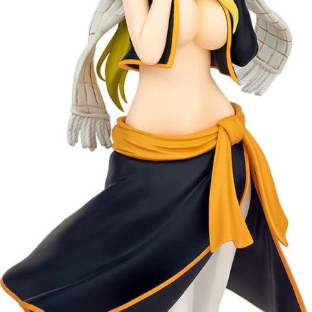 Fairy Tail Pop Up Parade PVC Statue Lucy Heartfilia Natsu Costume Ver. L Size 22 cm