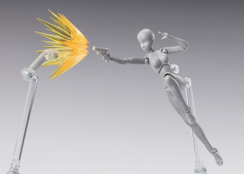 Tamashii Effect Action Figure Accessory Shock Impact Yellow Ver. for S.H.Figuarts