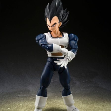 Dragon Ball S.H. Figuarts Action Figure Vegeta Old Battle Clothes 14 cm