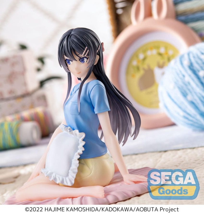 Rascal Does Not Dream of Bunny Girl Senpai Luminasta PVC Statue Mai Sakurajima Pajamas 14 cm