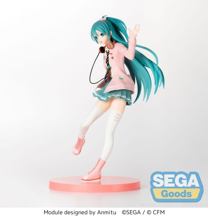 Hatsune Miku Project DIVA Arcade SPM PVC Statue Hatsune Miku Ribbon Girl 24 cm