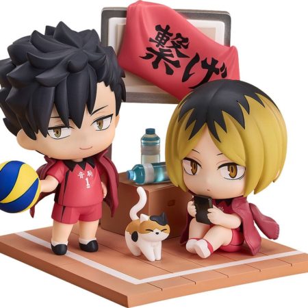 Haikyu!! Qset Mini-Figure 2-Pack Tetsuro Kuroo & Kenma Kozume 9 cm