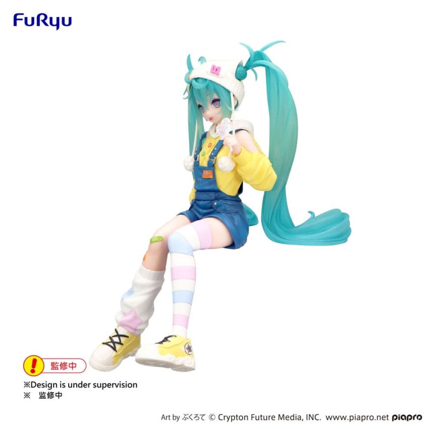 Hatsune Miku Noodle Stopper PVC Statue Hatsune Miku Lollipop 15 cm