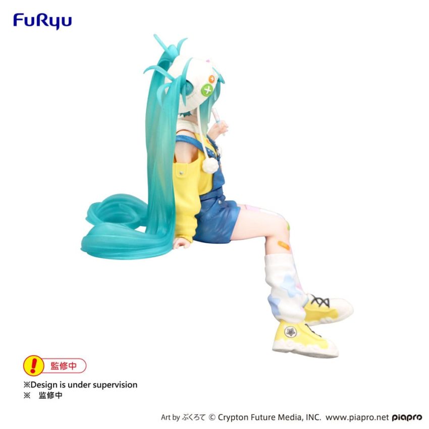 Hatsune Miku Noodle Stopper PVC Statue Hatsune Miku Lollipop 15 cm