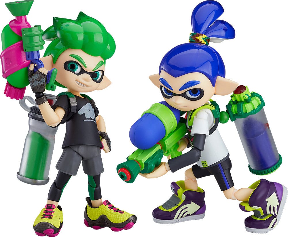 Splatoon/Splatoon 2 Figma Action Figure Splatoon Boy DX Edition 10 cm