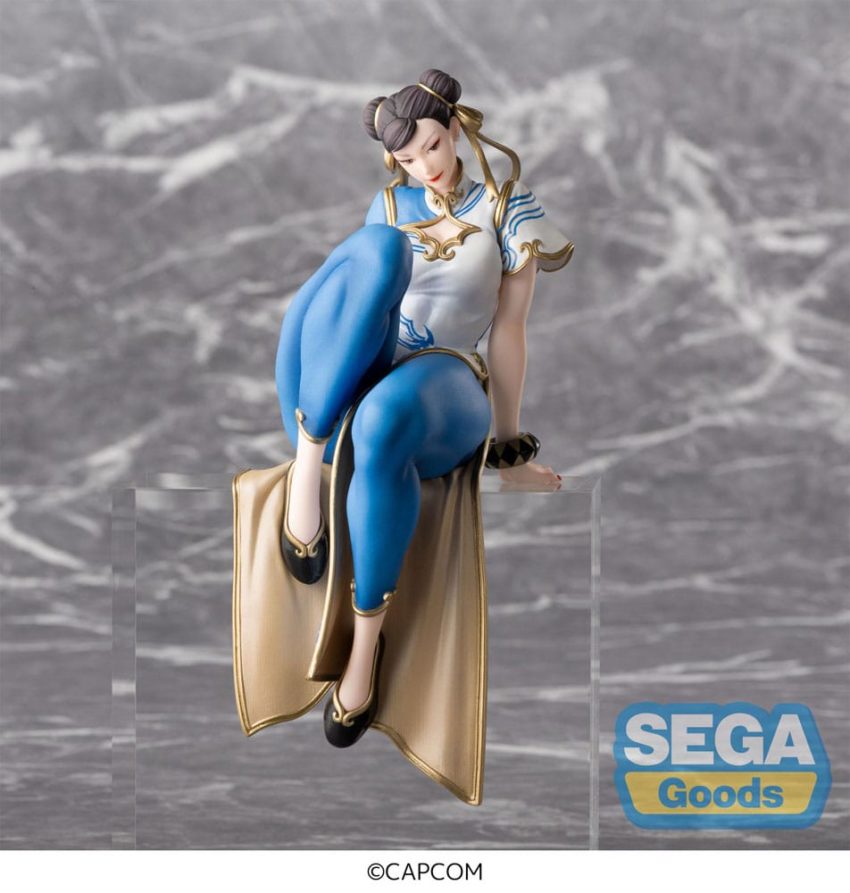 Street Fighter 6 PM Perching PVC Statue Chun-Li 14 cm