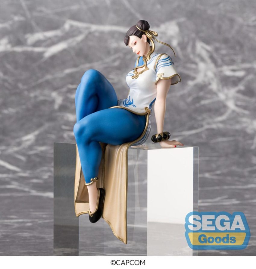 Street Fighter 6 PM Perching PVC Statue Chun-Li 14 cm