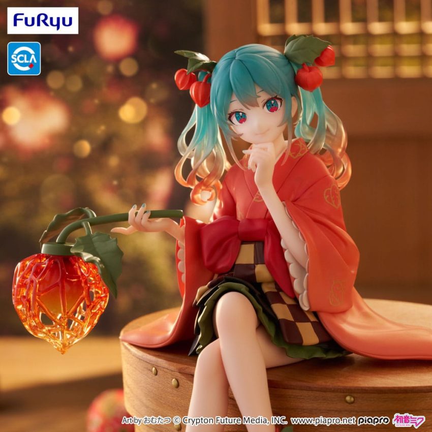 Hatsune Miku Noodle Stopper PVC Statue Flower Fairy Winter Cherry 15 cm