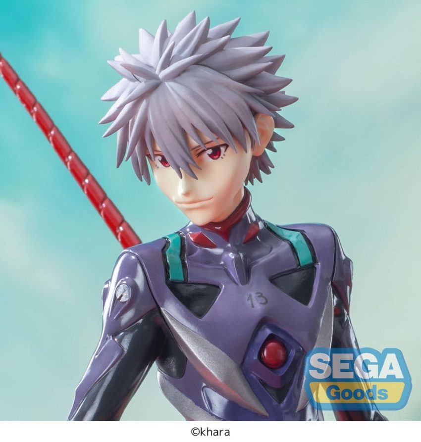 Evangelion: 3.0+1.0 Thrice Upon a Time Luminasta PVC Statue Kaworu Nagisa x Spear of Longinus 21 cm