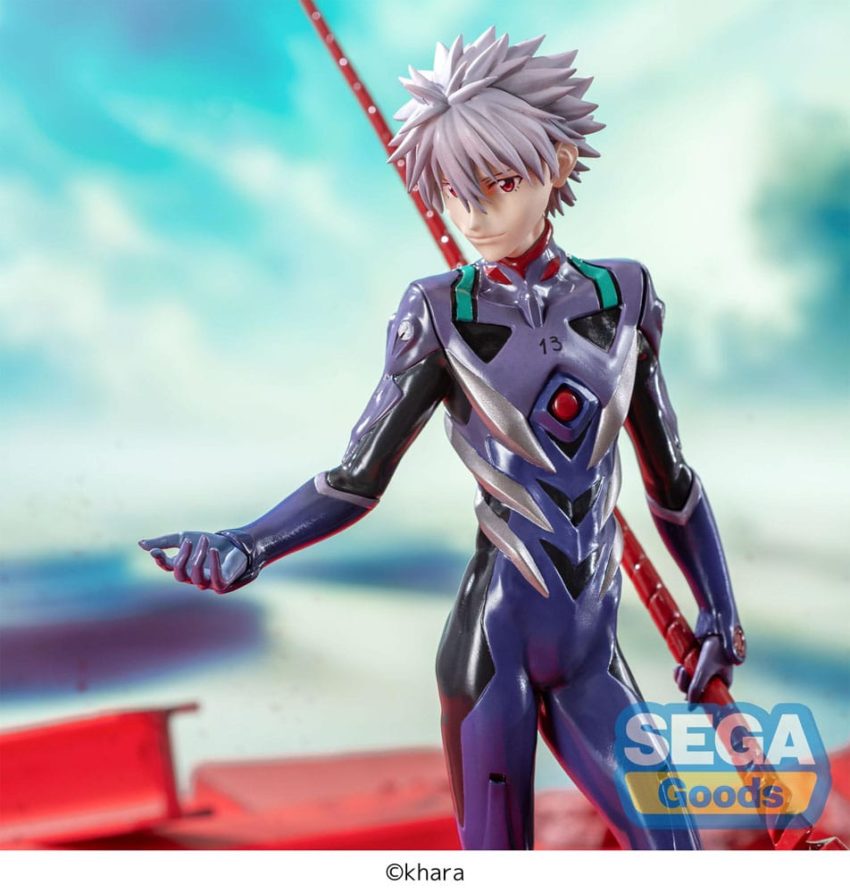 Evangelion: 3.0+1.0 Thrice Upon a Time Luminasta PVC Statue Kaworu Nagisa x Spear of Longinus 21 cm