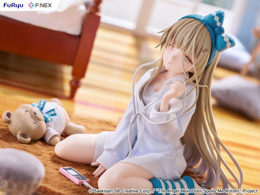 The Angel Next Door Spoils Me Rotten F:Nex PVC Statue 1/7 Mahiru Shiina Relax Ver. 14 cm by Furyu - The Angel Next Door Spoils Me Rotten