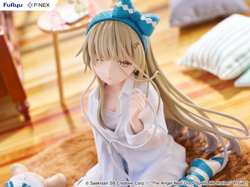 The Angel Next Door Spoils Me Rotten F:Nex PVC Statue 1/7 Mahiru Shiina Relax Ver. 14 cm by Furyu - The Angel Next Door Spoils Me Rotten