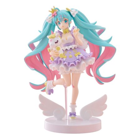 Hatsune Miku Tenitol PVC Statue Hatsune Miku Yumekawa Princess Lavender Ver. 21 cm by Furyu - Hatsune Miku