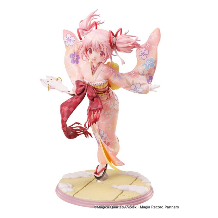 Puella Magi Madoka Magica Side Story Magia Record PVC Statue 1/7 Madoka Kaname Kimono Ver. 22 cm by Furyu - Puella Magi Madoka Magica