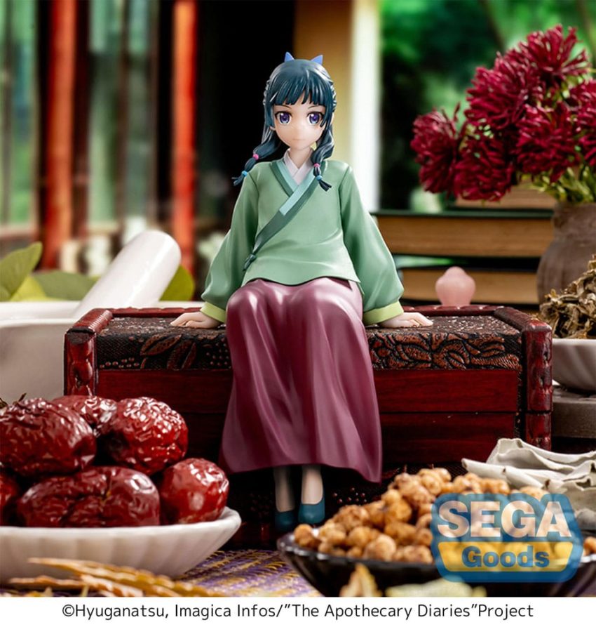 The Apothecary Diaries PM Perching PVC Statue Maomao 14 cm by Sega - The Apothecary Diaries