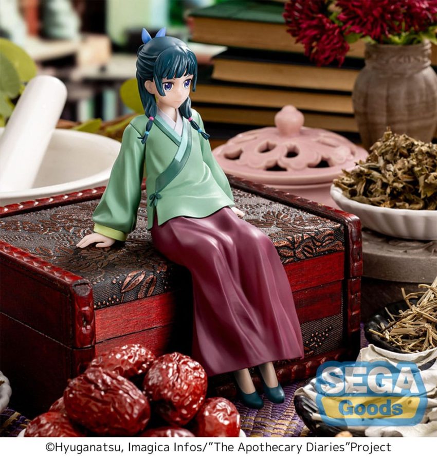 The Apothecary Diaries PM Perching PVC Statue Maomao 14 cm by Sega - The Apothecary Diaries