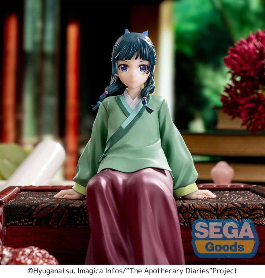 The Apothecary Diaries PM Perching PVC Statue Maomao 14 cm by Sega - The Apothecary Diaries