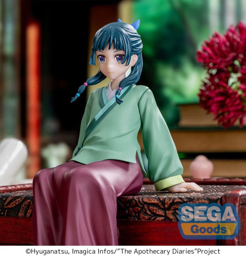 The Apothecary Diaries PM Perching PVC Statue Maomao 14 cm by Sega - The Apothecary Diaries
