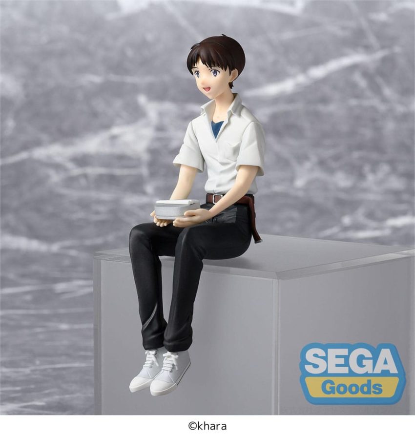 Rebuild of Evangelion PM Perching PVC Statue Shinji Ikari Evangelion New Theatrical Edition 14 cm by Sega - Evangelion