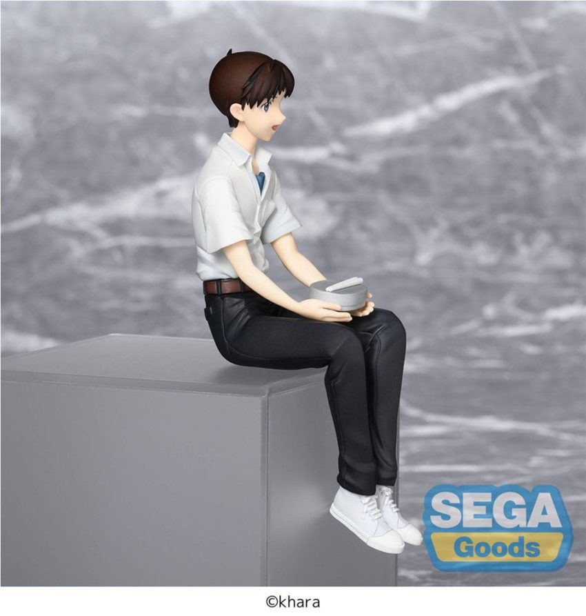Rebuild of Evangelion PM Perching PVC Statue Shinji Ikari Evangelion New Theatrical Edition 14 cm by Sega - Evangelion