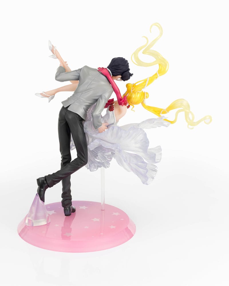 Sailor Moon FiguartsZERO Chouette PVC Statue Usagi & Tuxedo Mask Moonlight Glow Edition 24 cm by Bandai Tamashii Nations - Sailor Moon