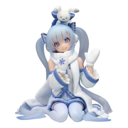 Hatsune Miku Noodle Stopper PVC Statue Snow Miku Sky Town 10th Ver. 15 cm by Furyu - Hatsune Miku