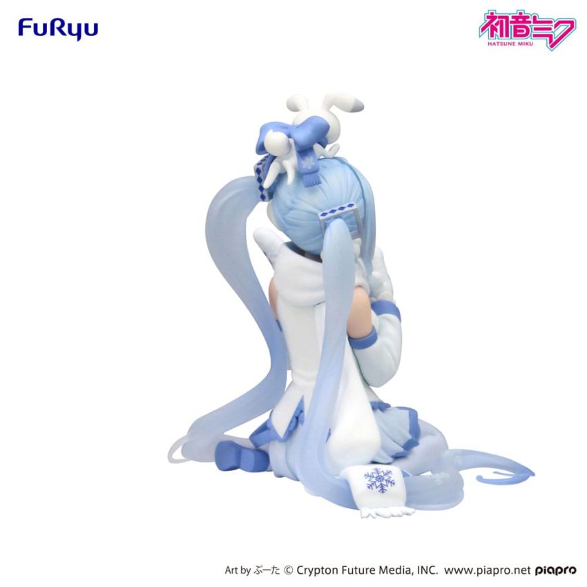 Hatsune Miku Noodle Stopper PVC Statue Snow Miku Sky Town 10th Ver. 15 cm by Furyu - Hatsune Miku