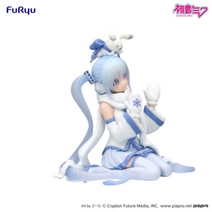 Hatsune Miku Noodle Stopper PVC Statue Snow Miku Sky Town 10th Ver. 15 cm by Furyu - Hatsune Miku