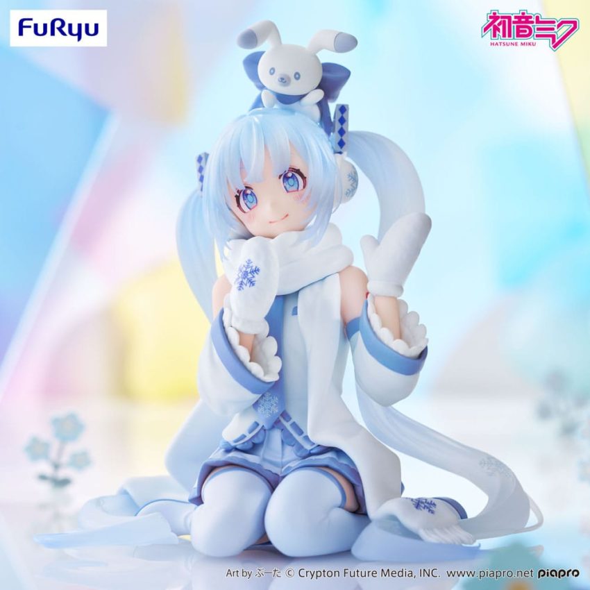 Hatsune Miku Noodle Stopper PVC Statue Snow Miku Sky Town 10th Ver. 15 cm by Furyu - Hatsune Miku