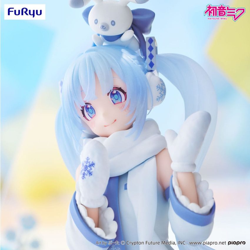 Hatsune Miku Noodle Stopper PVC Statue Snow Miku Sky Town 10th Ver. 15 cm by Furyu - Hatsune Miku