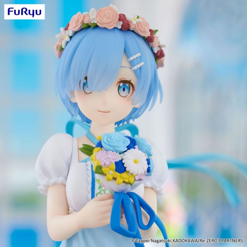 Re:Zero Starting Life in Another World Trio-Try-iT PVC Statue Rem Bridesmaid 21 cm by Furyu - Re