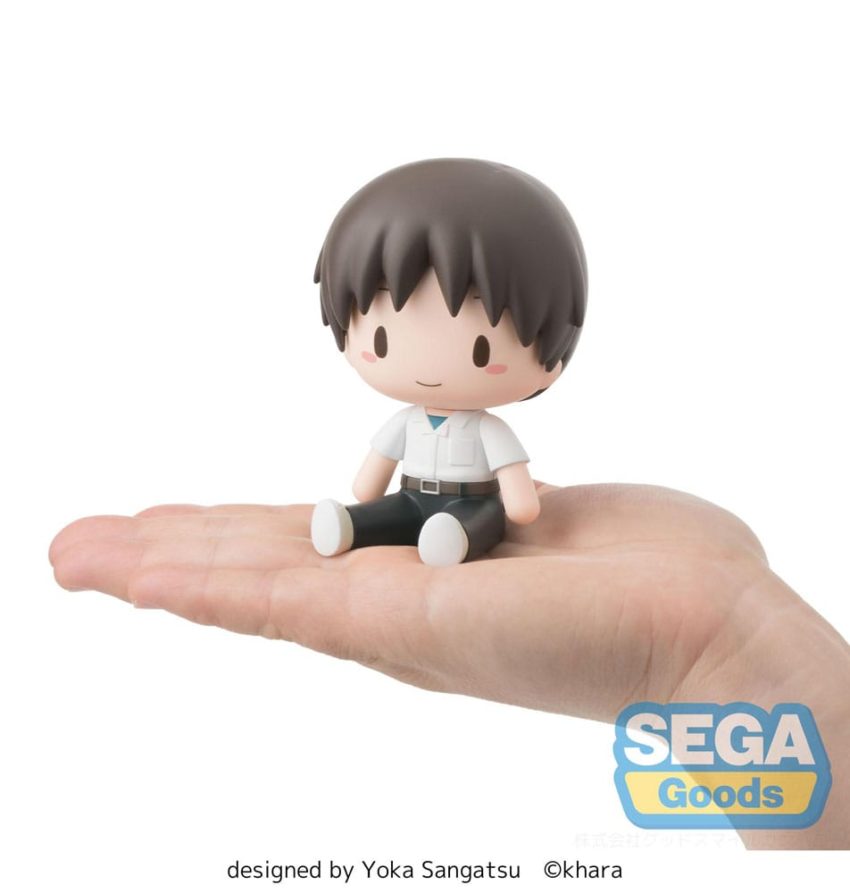 Evangelion: New Theatrical Edition Fuwa Petit Chibi Figure Shinji 8 cm by Sega - Evangelion
