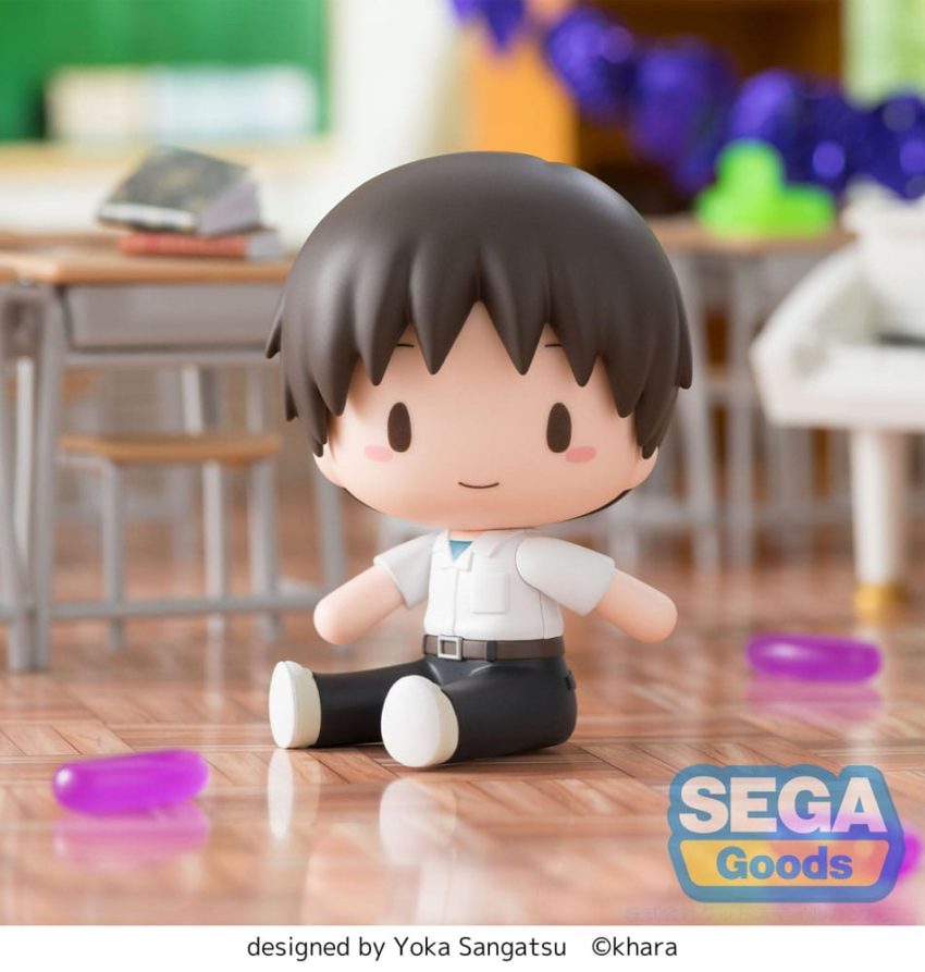 Evangelion: New Theatrical Edition Fuwa Petit Chibi Figure Shinji 8 cm by Sega - Evangelion