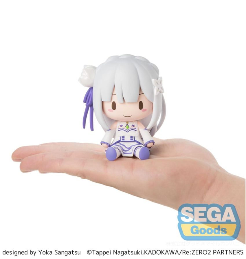Re:Zero Starting Life in Another World Fuwa Petit Chibi Figure Emilia 8 cm by Sega - Re