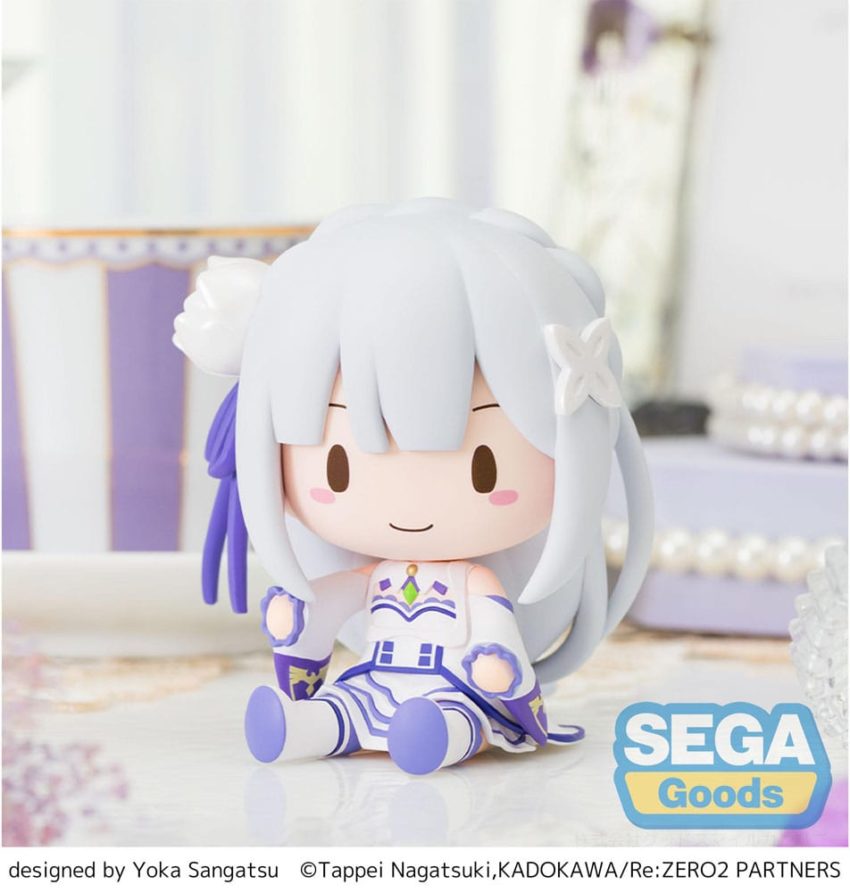 Re:Zero Starting Life in Another World Fuwa Petit Chibi Figure Emilia 8 cm by Sega - Re