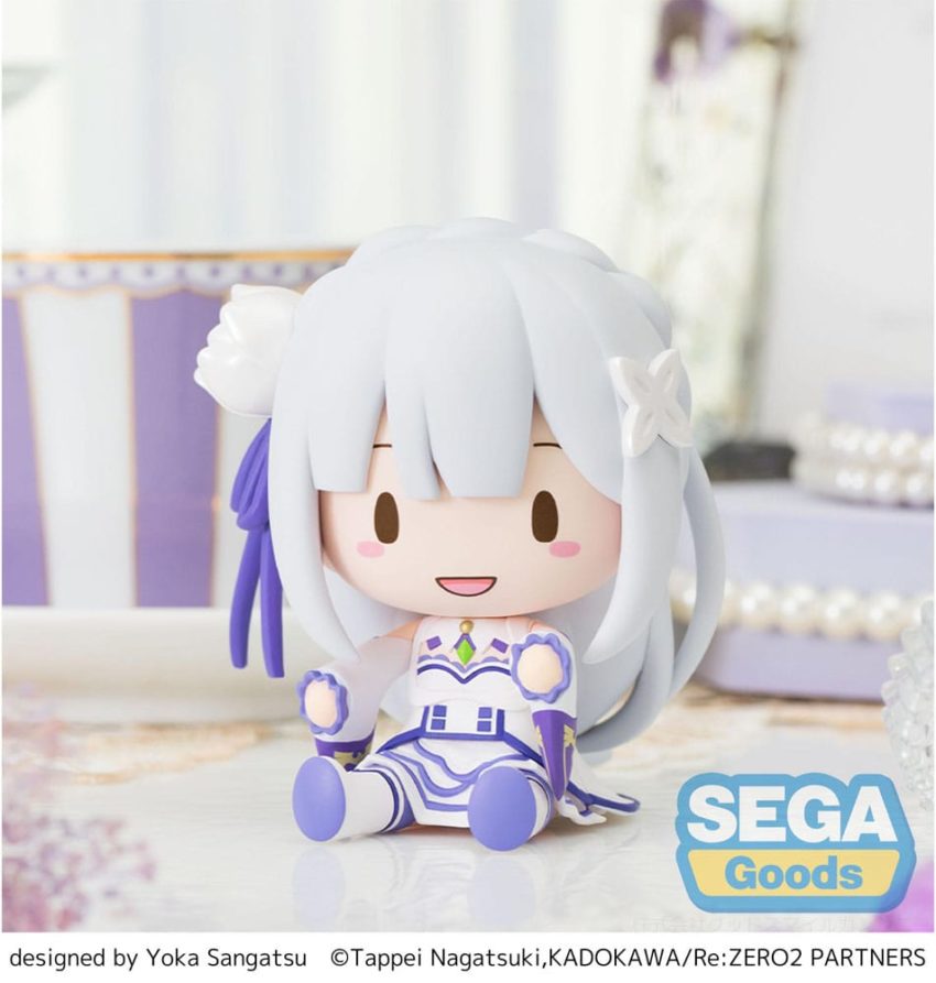Re:Zero Starting Life in Another World Fuwa Petit Chibi Figure Emilia 8 cm by Sega - Re