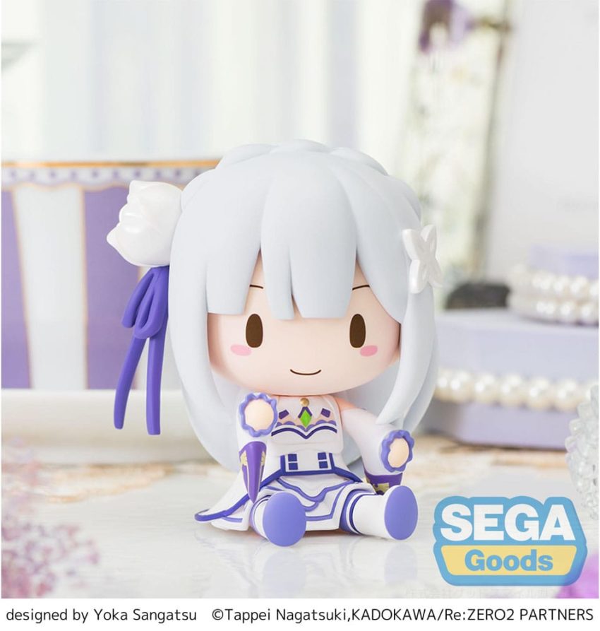 Re:Zero Starting Life in Another World Fuwa Petit Chibi Figure Emilia 8 cm by Sega - Re