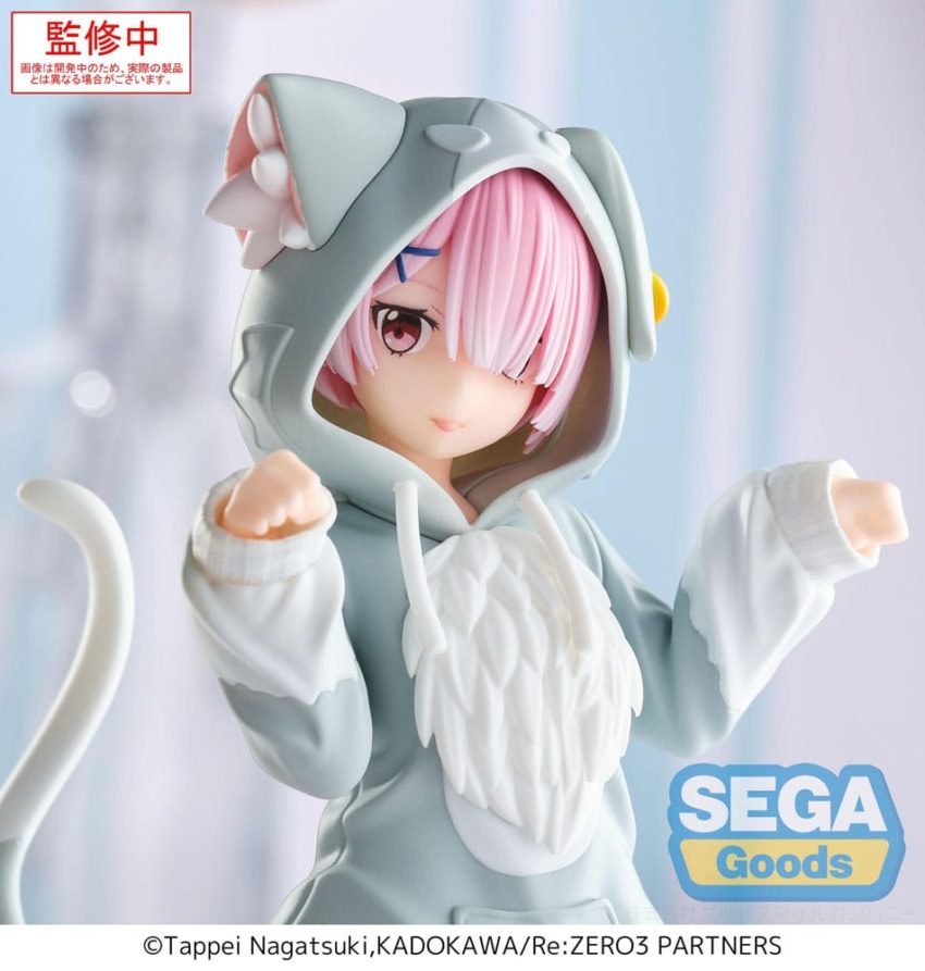 Re:Zero Starting Life in Another World Yumemirize PVC Statue Ram Mofumofu Pack 11 cm by Sega - Re