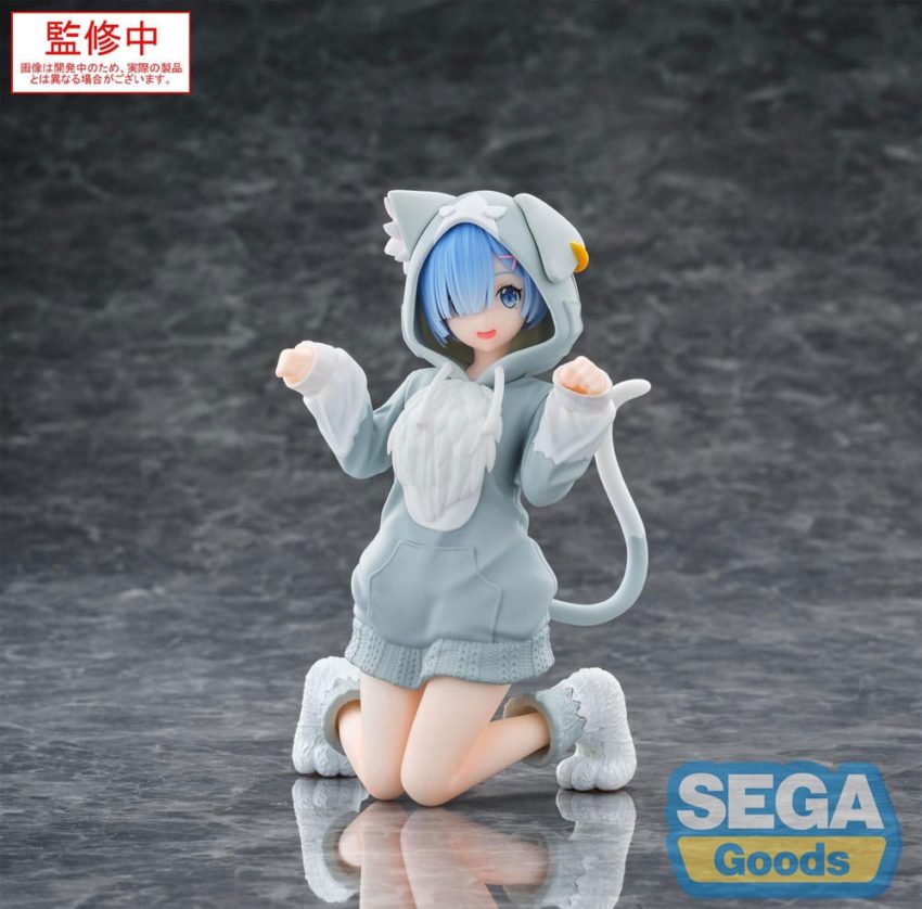 Re:Zero Starting Life in Another World Yumemirize PVC Statue Rem Mofumofu Pack 11 cm by Sega - Re