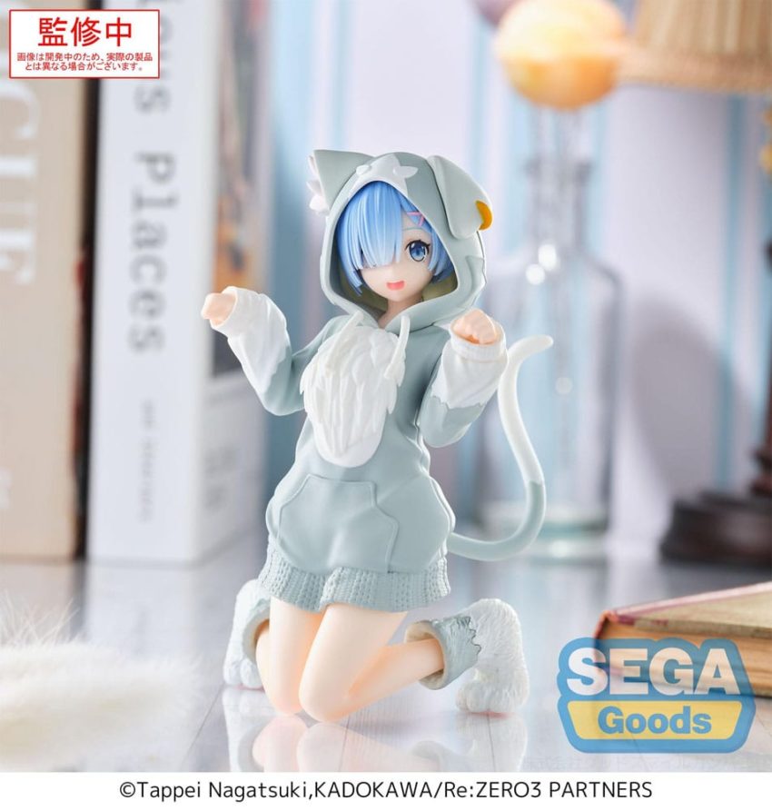 Re:Zero Starting Life in Another World Yumemirize PVC Statue Rem Mofumofu Pack 11 cm by Sega - Re