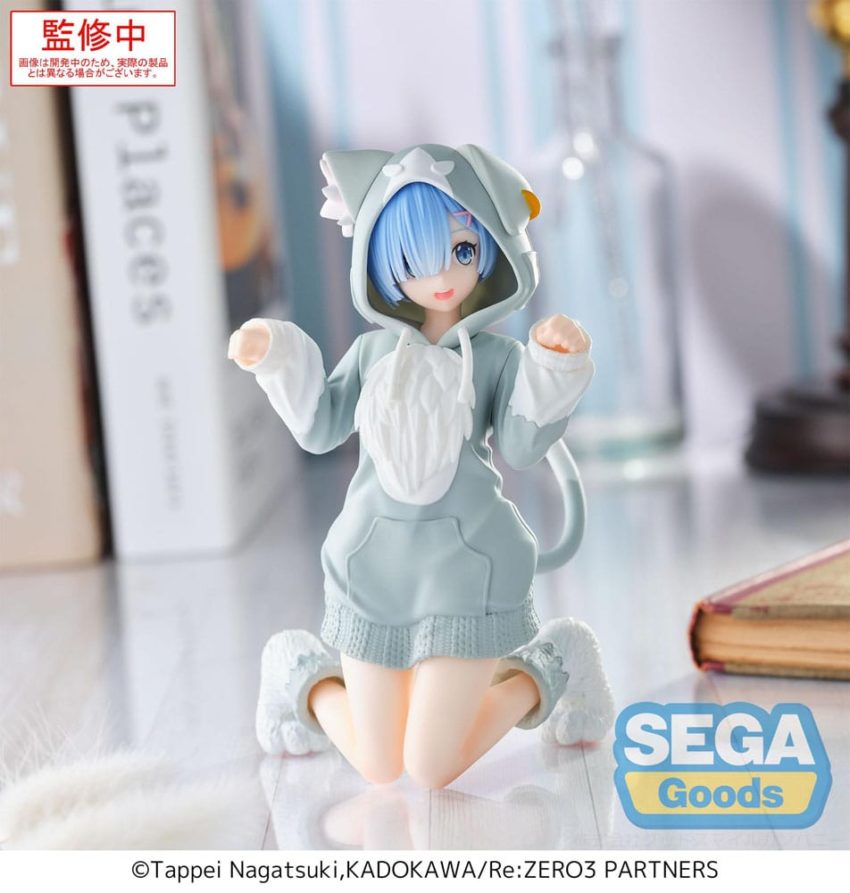 Re:Zero Starting Life in Another World Yumemirize PVC Statue Rem Mofumofu Pack 11 cm by Sega - Re